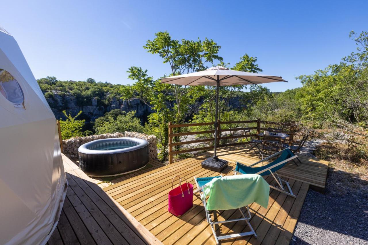 吕奥姆 Les Domes Des Gorges酒店 外观 照片